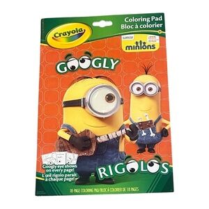 Crayola Despicable Me Googly Eye Minions Coloring Pad
